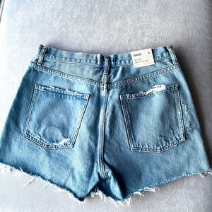 AGOLDE Women's Blue Denim Shorts